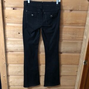 Skinny Flare size 4R Feel Beautiful White House Black Market WHBM washed black